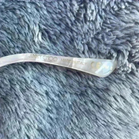 Jimmy Choo 56mm Tesos Square Sunglasses in Gold Copper/ Pink Flash Slv NWT - Picture 10 of 11